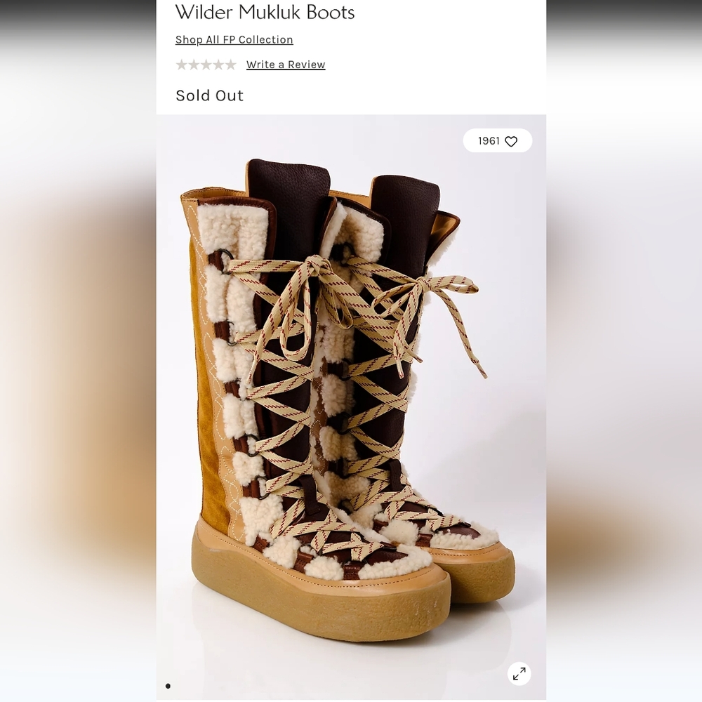FREE PEOPLE Wilder Mukluk Boots